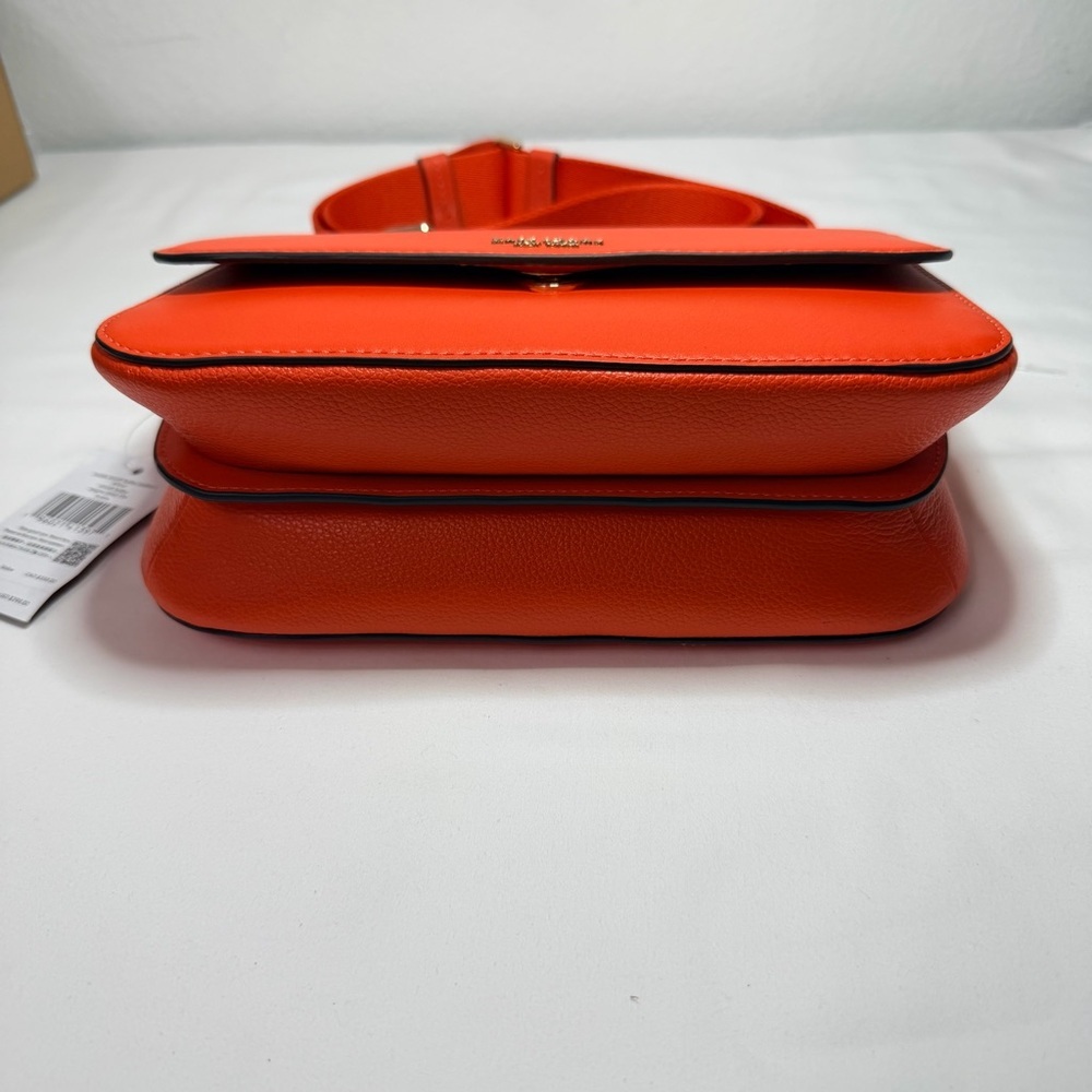 Kate Spade buddie smoth leather fun orange deep Crossbody Bag - Picture 4 of 8